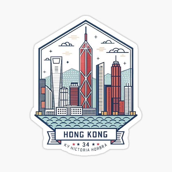 Aperçu de l'œuvre Horizon de la ville de Hong Kong créée et vendue par likbatonboot.