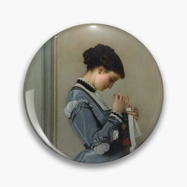 Item preview, Vintage Painting of a woman, Portrait Painting, Vintage Portrait, Master Painting, 19th Century  designed and sold by Seascapesnmore.