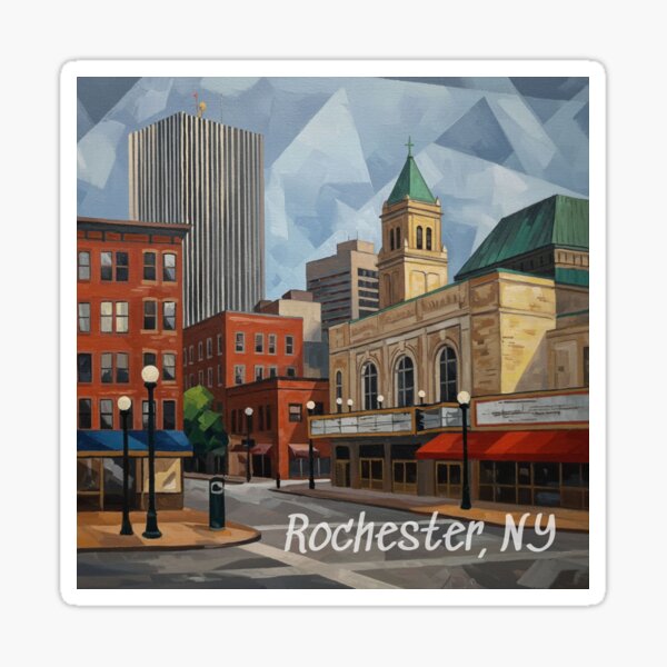 Item preview, The Flower City Fractured designed and sold by Wavvy Threads.