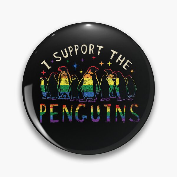 Item preview, Penguins Against Tariffs LGBT Pride designed and sold by MackenzieBin.