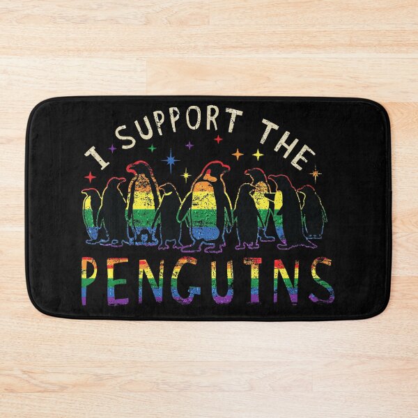 Item preview, Penguins Against Tariffs LGBT Pride designed and sold by MackenzieBin.