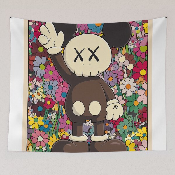 Item preview, Cartoon mouse among flowers designed and sold by ilakz.