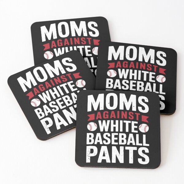 Item preview, Funny Baseball Mom Against White Baseball Pants designed and sold by tmerchtrends.