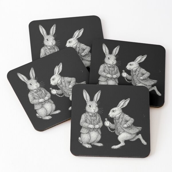 Item preview, Follow the white Rabbit Bunny Hare Follow me  designed and sold by Cr320.