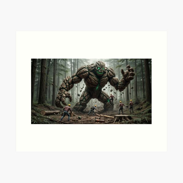 Item preview, The Stoneheart Sentinel designed and sold by Grim_Forge_Prints.