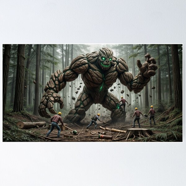 Item preview, The Stoneheart Sentinel designed and sold by Grim_Forge_Prints.