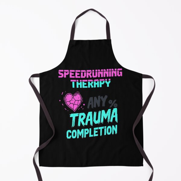 Item preview, SpeedrunningDark Humor Mental Health designed and sold by BrushRushX.