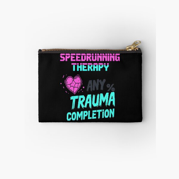 Item preview, SpeedrunningDark Humor Mental Health designed and sold by BrushRushX.