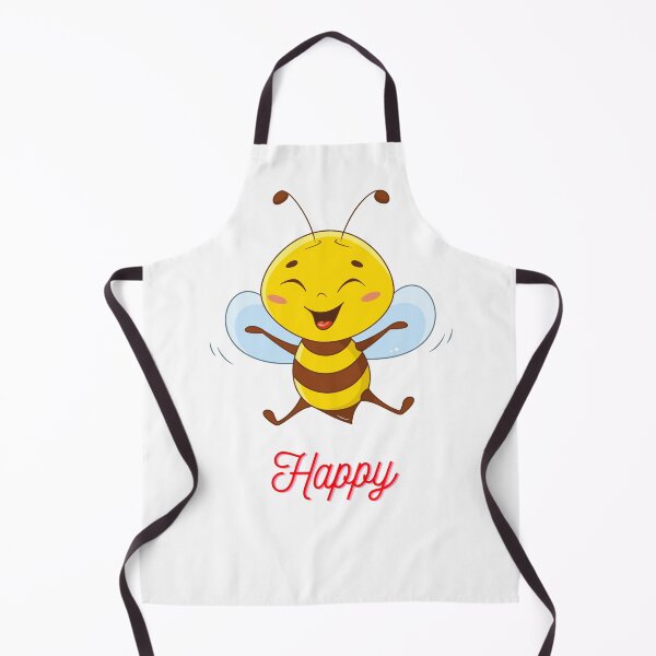 Item preview, Bee Happy – Cheerful Bee Illustration designed and sold by TheCreativeVLT.
