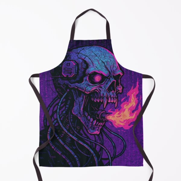 Item preview, Cyberpunk Skull designed and sold by TomFrontierArt.