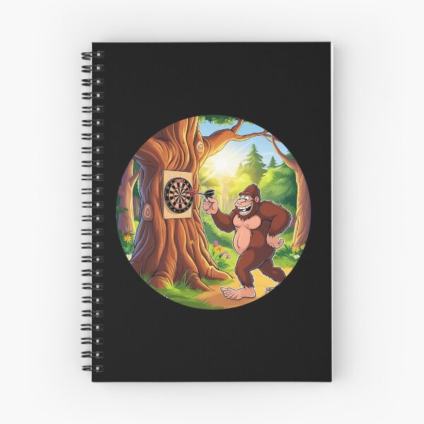 Item preview, Bigfoot plays darts designed and sold by Whytewold Farm Stuff.