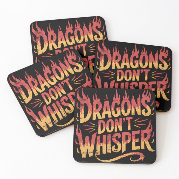 Item preview, Dragons Don’t Whisper Graffiti T-Shirt – Dark Fantasy Typography with Mythic Energy designed and sold by AP_1979.