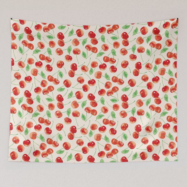 Item preview, Cherries Seamless Pattern Design designed and sold by Our Bible Journey.