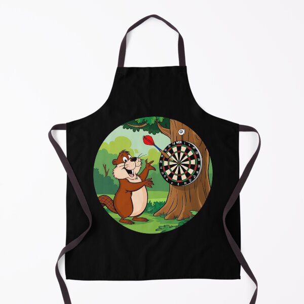 Item preview, Beavers plays darts designed and sold by Whytewold Farm Stuff.