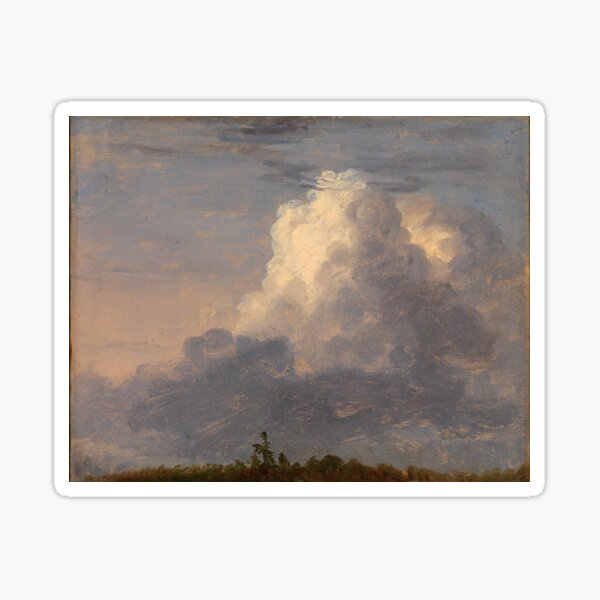 Item preview, Vintage cloud painting, sky painting, master painting, vintage painting, 19th century  designed and sold by Seascapesnmore.