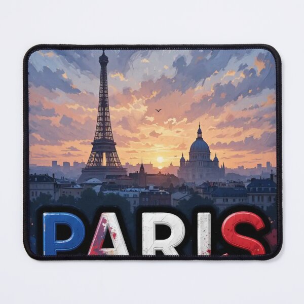 Item preview, Paris – Monet Impressionist Twilight Vibes Reloaded-Viral Drop 2025 designed and sold by Imaginarium of Chaos falcon88 .