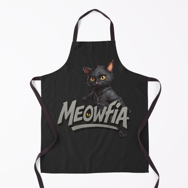 Item preview, Meowfia Black Cat Mafia Funny Street Art designed and sold by SolaoLab.