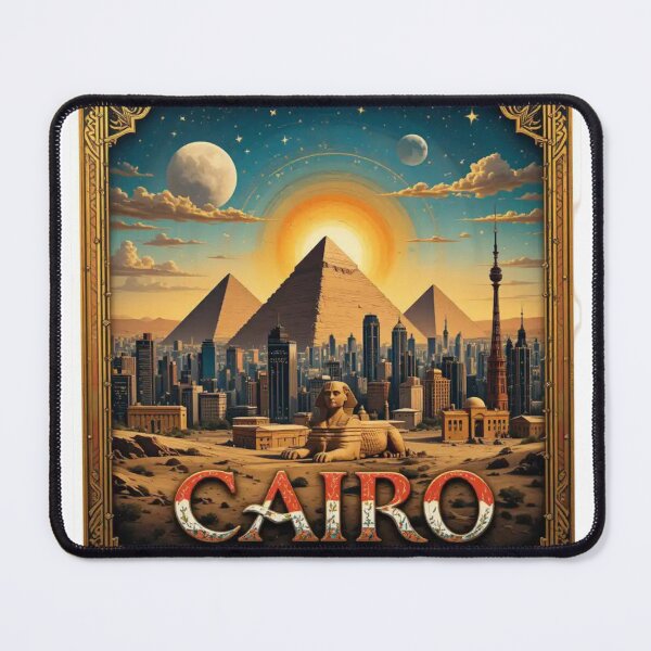 Item preview, Cairo – Ancient Meets Abstract Vibes Reloaded-Viral Drop 2025 designed and sold by Imaginarium of Chaos falcon88 .