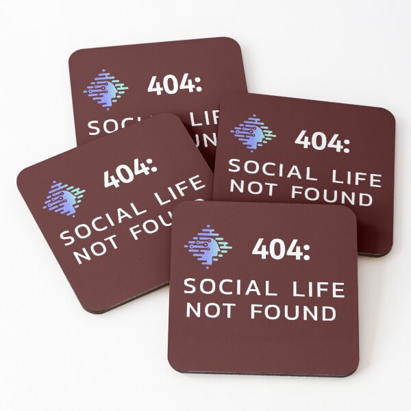 Item preview, 404: Social life not found designed and sold by AKreation.