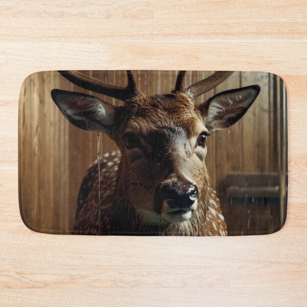 Item preview, Spotted Deer Enjoying a Forest Shower designed and sold by vk09.