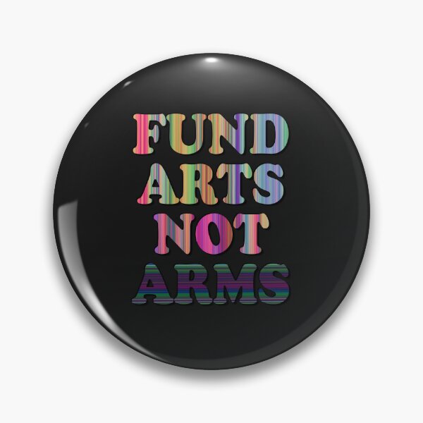 Item preview, Fund Arts Not Arms Peace Art designed and sold by Zakrytos ★★★★★.
