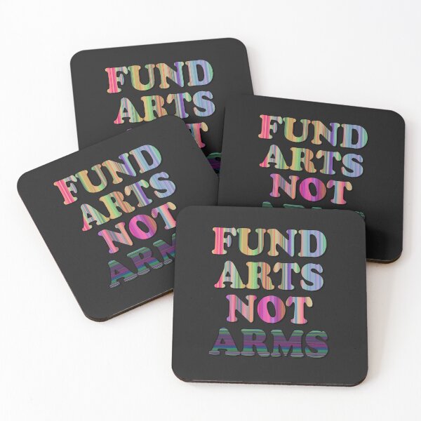 Item preview, Fund Arts Not Arms Peace Art designed and sold by Zakrytos ★★★★★.