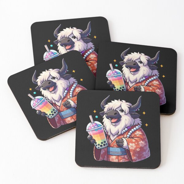 Item preview, Yak Bubble Boba Tea Anime Cute Kawaii designed and sold by Artistoos.