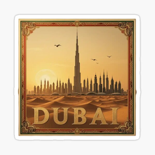 Artikel-Vorschau von Dubai – Desert Mirage Elegance Vibes Reloaded – Viral Drop 2025, designt und verkauft von Imaginarium of Chaos falcon88 .
