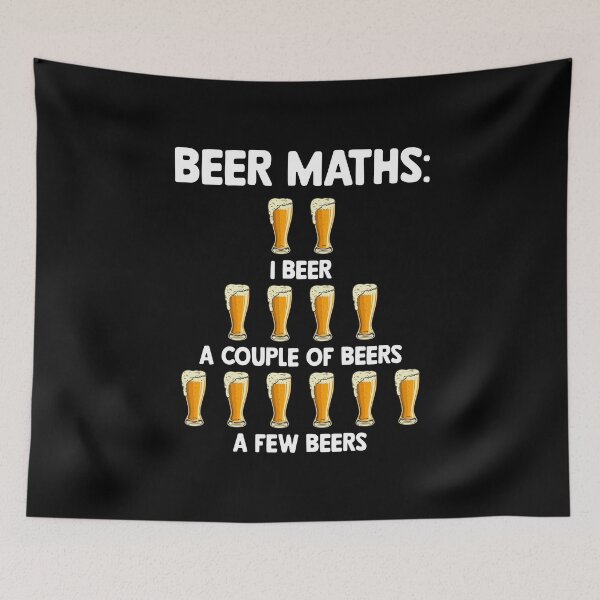 Item preview, Guy Beer Maths Funny Math Teacher Student Drinking designed and sold by DexertimaArt.