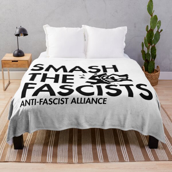 Item preview, Smash the Fascists - fist smashing swastika  designed and sold by Thelittlelord.