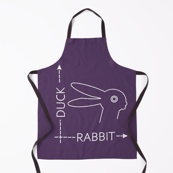 Item preview, Easter Minimalist graph Design – inspired by the duck-rabbit illusion Ludwig wittgenstein | rabbit duck optical illusion |white designed and sold by ZechJohnRB.