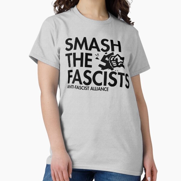 Item preview, Smash the Fascists - fist smashing swastika  designed and sold by Thelittlelord.