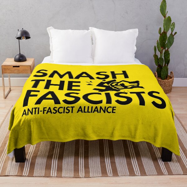 Item preview, Smash the Fascists - fist smashing swastika  designed and sold by Thelittlelord.