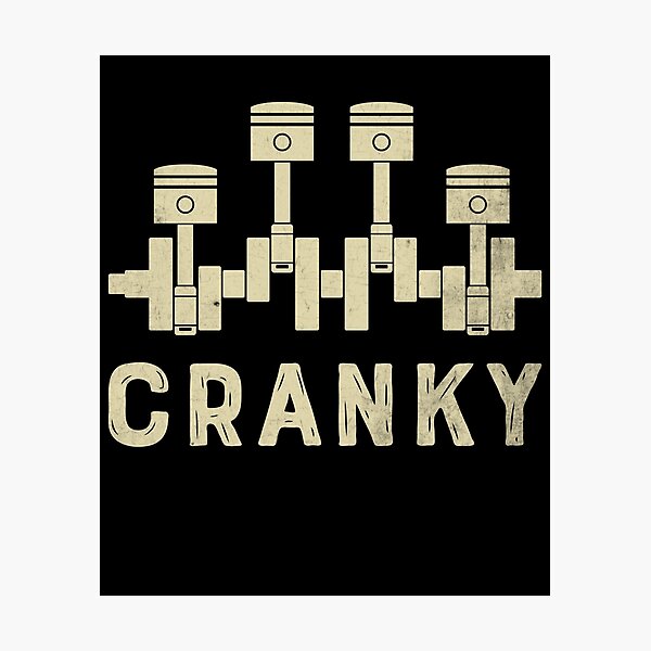 Item preview, Cranky Car Engine Crankshaft Cars Lover Mechanics Father Day designed and sold by DexertimaArt.