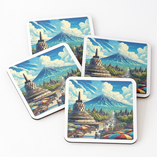 Item preview, Yogyakarta Adventure: Unique AI Comic Design for Travel Lovers - Perfect for Clothing & Accessories designed and sold by knalpot-design.