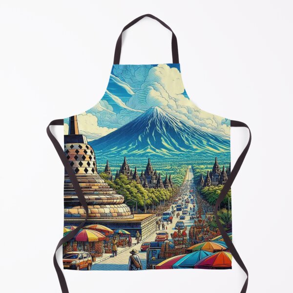 Item preview, Yogyakarta Adventure: Unique AI Comic Design for Travel Lovers - Perfect for Clothing & Accessories designed and sold by knalpot-design.
