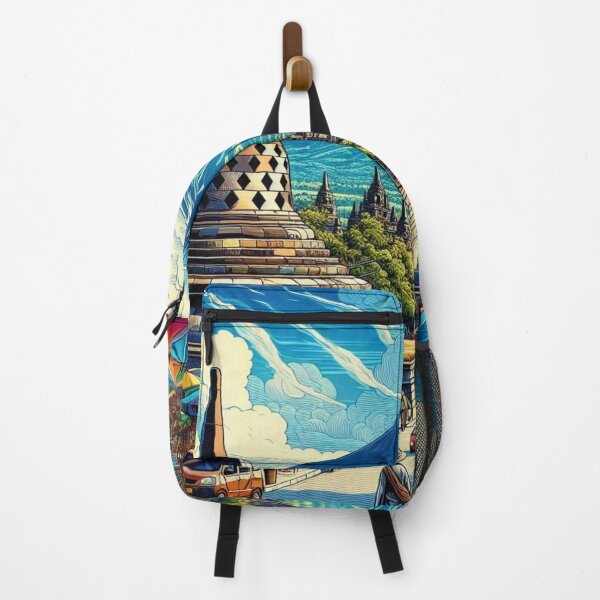 Item preview, Yogyakarta Adventure: Unique AI Comic Design for Travel Lovers - Perfect for Clothing & Accessories designed and sold by knalpot-design.