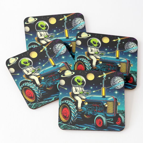 Item preview, Alien and old tractor  designed and sold by Dogandesighn.