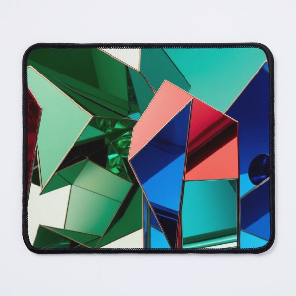Item preview, Mirrored Abstract Geometry in Alpine Tones designed and sold by Harmonic_Layers.