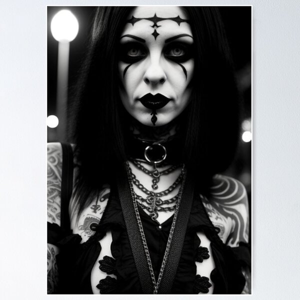 Artikel-Vorschau von Dunkle Gothic-Vampirin, designt und verkauft von TheDarkWardrobe.