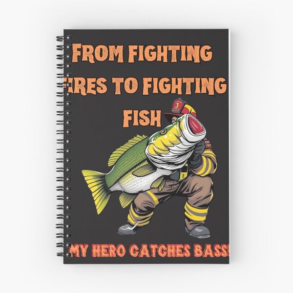 Item preview, From fighting fires to fighting fish - my hero catches bass! designed and sold by adamlach88.