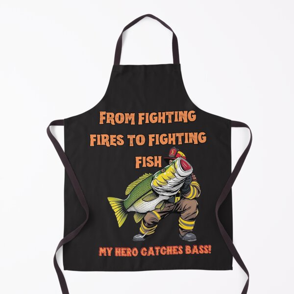 Item preview, From fighting fires to fighting fish - my hero catches bass! designed and sold by adamlach88.