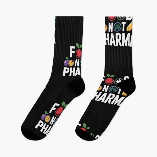 Item preview, Food Not Pharma designed and sold by MaxxerDesigns.