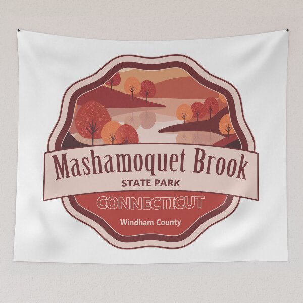 Item preview, Mashamoquet Brook State Park Windham County Connecticut designed and sold by Wanderful-roads.