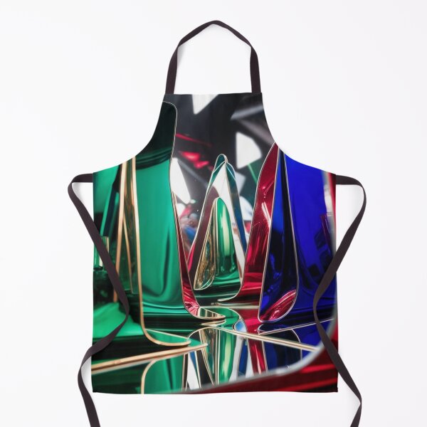 Item preview, Colorwave Reflections – Abstract Alpine Mirror Study designed and sold by Harmonic_Layers.