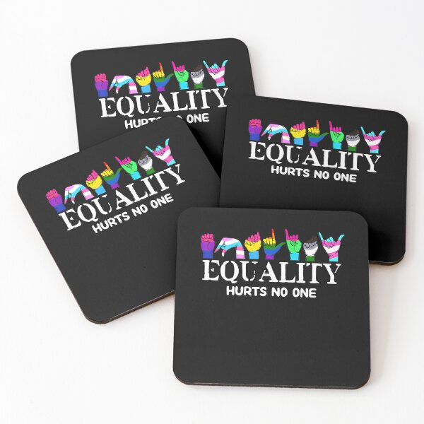 Item preview, Equality Hurts No One LGBT Gay Pride Human Rights designed and sold by Cute-Collection.