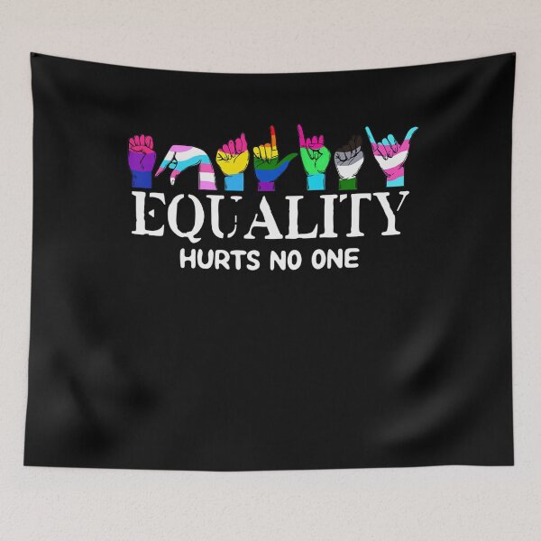 Item preview, Equality Hurts No One LGBT Gay Pride Human Rights designed and sold by Cute-Collection.