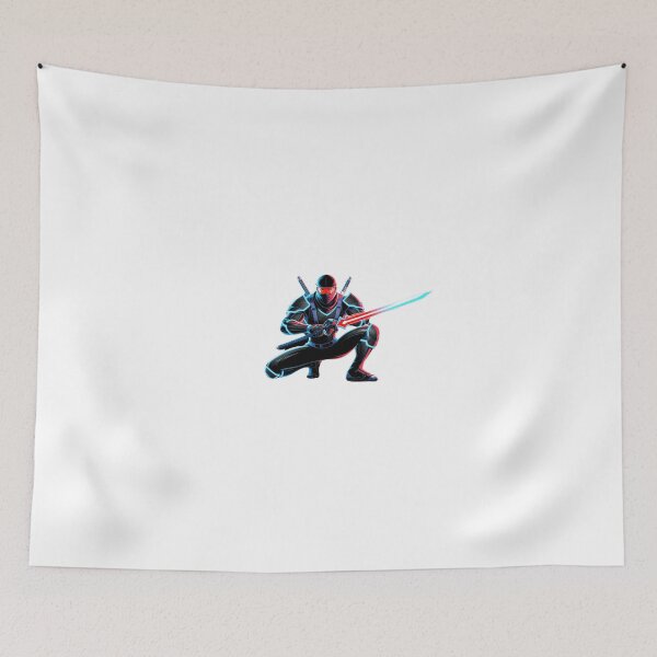 Item preview, Cyber Ninja with Laser Katana – Samurai Style of the Future designed and sold by StormArte.