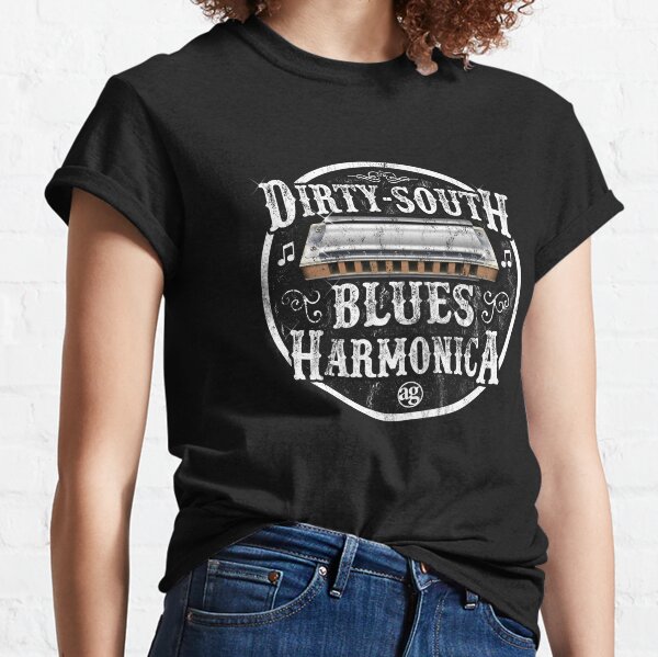 Adam Gussow's Modern Blues Harmonica - Dirty South Blues Harmonica Classic T-Shirt