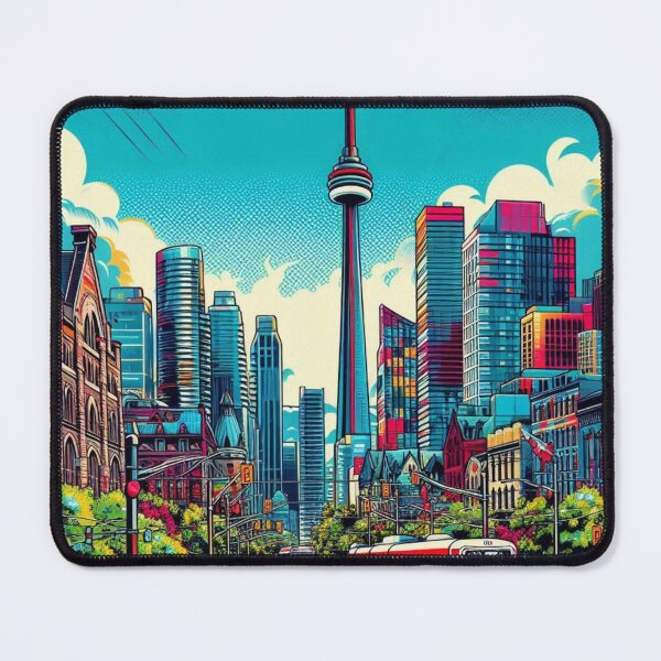 Item preview, Toronto Adventure: Bold AI Comic Design for Travel Lovers - Perfect for Clothing & Accessories designed and sold by knalpot-design.
